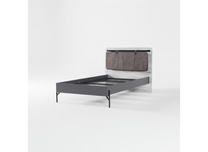 Tienerbedden Eenpersoonsbed Grijs Bedmeubelen Slaapkamer Eenpersoonsbed