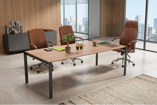 Moderne Grote vergadertafel Houten Ontwerper Kantoor Thuiswerkmeubels