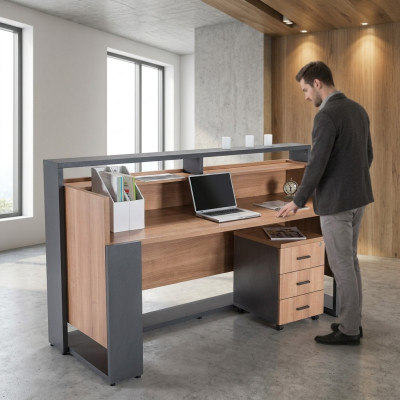 Ontwerptafels voor receptie receptie hotel kantoor tentoonstellingstafel nieuw