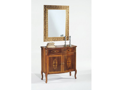 Bruine dressoir Luxe houten ladekast Klassieke console Hoogwaardige meubels
