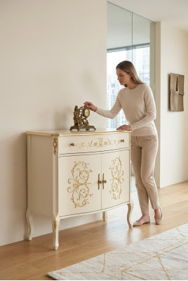 Klassieke witte dressoir houten meubel design dressoir woonkamer nieuw