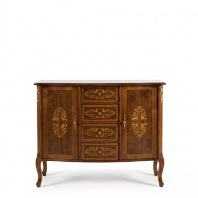 Klassieke bruine luxe woonkamer commode opbergconsole meubels nieuw