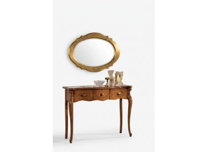 Bruine console tafel Kaptafel Slaapkamer meubels Hout Luxe design