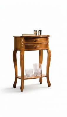 Klassieke bijzettafel houten bijzettafel van hoge kwaliteit console lades
