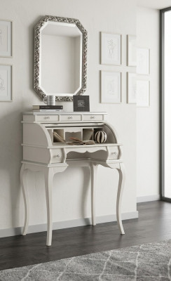 Exclusieve witte ladekast voor de woonkamer, hoogwaardige houten meubels.