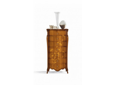 Exclusieve bruine hoge ladekast Kast Commode Kasten Commodes Dressoir