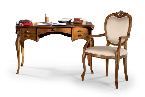 Hoge kwaliteit kantoor set bureau stoel bruin kantoormeubilair tafel hout