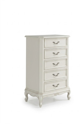 Klassiek wit dressoir met hoogwaardige ladekasten.