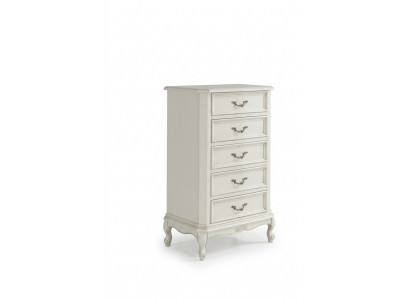 Klassiek wit dressoir met hoogwaardige ladekasten.