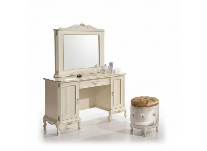 Stijlvolle witte commode spiegel klassieke meubelset van dressoir commodes