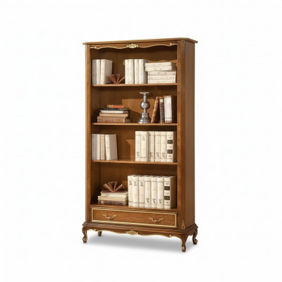 Boekenplank voor de woonkamer Klassiek bruine meubels Houten planken