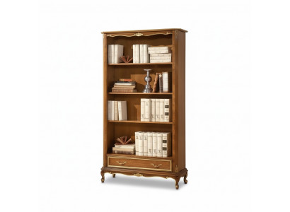 Boekenplank voor de woonkamer Klassiek bruine meubels Houten planken