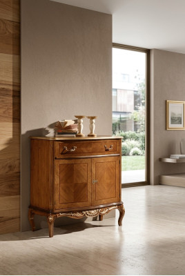 Bruine Klassieke commode Woonkamer meubels Hout Inrichting Dressoir
