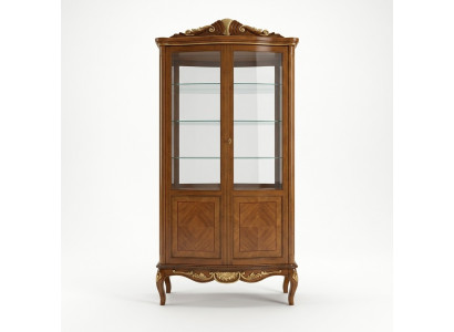 Luxe vitrine Exclusieve meubels Kast Vitrines Glas Hout Kasten