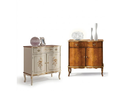 Luxe wit dressoir met laden meubels houten kast lamp lampen