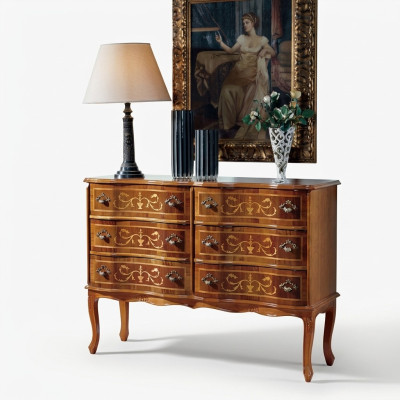 Hoogwaardige commode klassieke meubels Luxe dressoir kast Houten plank