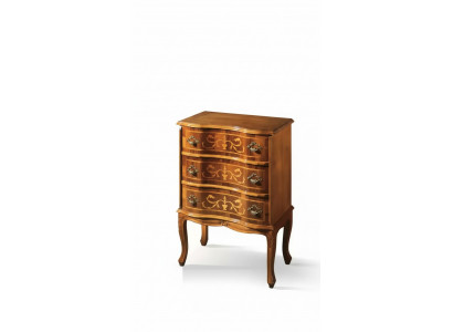 Klassieke kleine commode 3 laden woonkamer houten meubelontwerp
