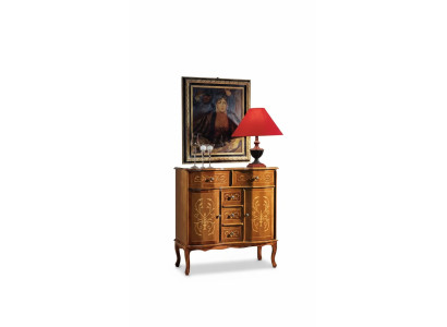 Luxe bruine ladekast Klassiek dressoir Woonkamer meubels Hout Nieuw