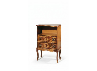 Klassieke Bruine Commode 2 Laden Luxe Houten meubels Woonkamer Nieuw