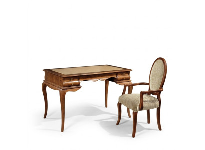 Elegant bureau set bruine stoel meubels van hoge kwaliteit