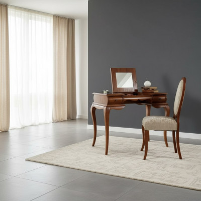 Exclusieve kaptafel bruine stoel op bestelling verkrijgbaar
