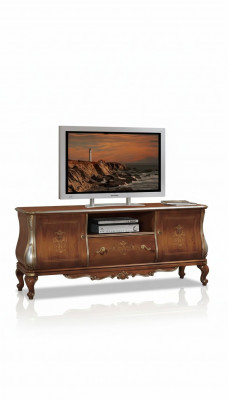 Bruine tv-kast tv dressoir woonkamer meubels houten standaard dressoir