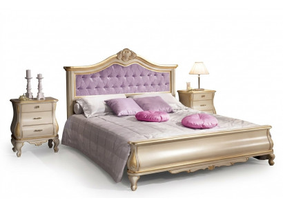Bedontwerp Luxe Chesterfield Tweepersoonsbed voor Slaapkamer Houten Meubels Bed