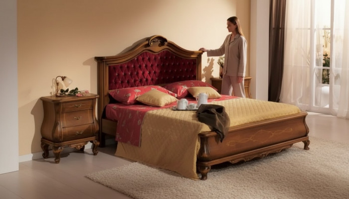 Chesterfield Bedden Bed Gestoffeerd Classic 180x200 Tweepersoons Bedframe