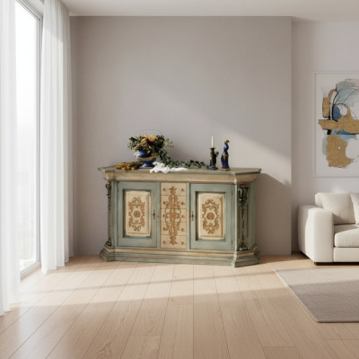 Klassieke massief houten dressoir luxe ladenkast dressoir woonkamer meubels