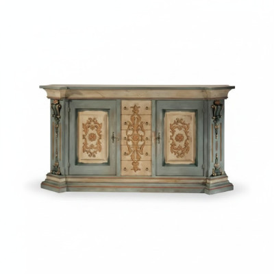 Klassieke massief houten dressoir luxe ladenkast dressoir woonkamer meubels