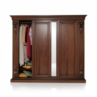 Slaapkamer kledingkast meubels Luxe Massief houten kasten Design Nieuw
