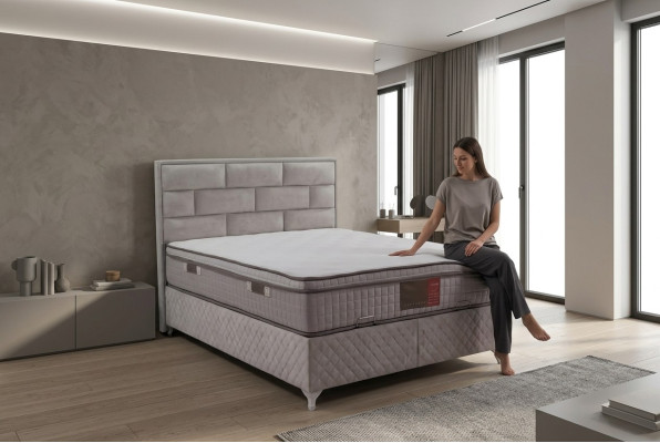 Bett bekleding ontwerp luxe hout tweepersoonsbedden huwelijk slaapkamer hotelmeubels