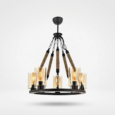 Plafondlamp kroonluchter kroonluchter plafondlamp lampen glas zwart