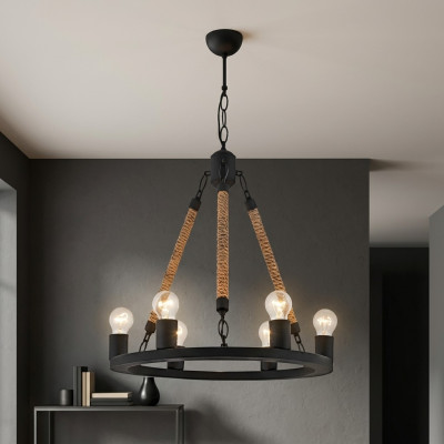 Kroonluchter Plafondlamp Lampen Zwart Modern