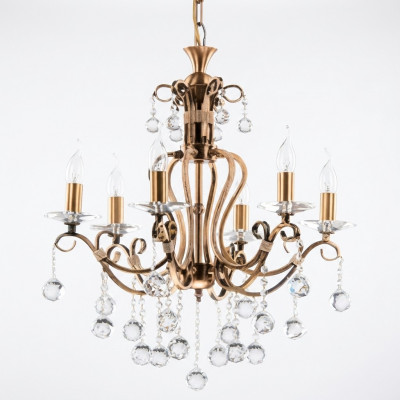 Luxe plafondlamp kroonluchter plafondlamp goud kristal kunst