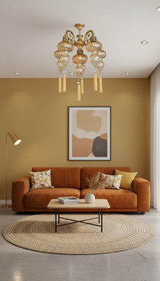 Luster Plafondlamp Kroonluchter Plafondlamp Lampen Glas Geel Modern