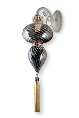 Wandlamp Wandlampen Wandlamp Kroonluchter Wandlampen Zilver Glas Kunst
