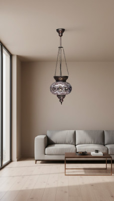 Lampen Plafondlamp Kroonluchter Luster Kroonluchter Plafondlamp Glas Zilver Nieuw