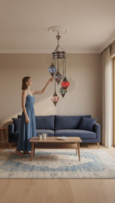 Plafondlamp Kandelaar Meerkleurige kroonluchter Plafondlamp Lampen Glas