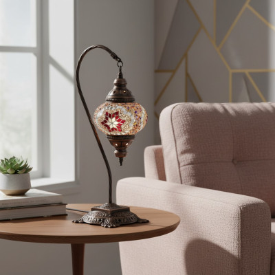 Tafellamp Tafellamp Lamp Verlichting Luxe Grijs Lampen Tafel Glas