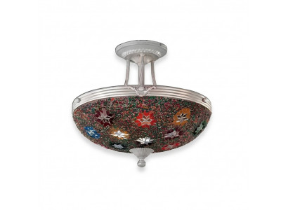 Luster Plafondlamp Kroonluchter Hanglampen Glas Veelkleurig