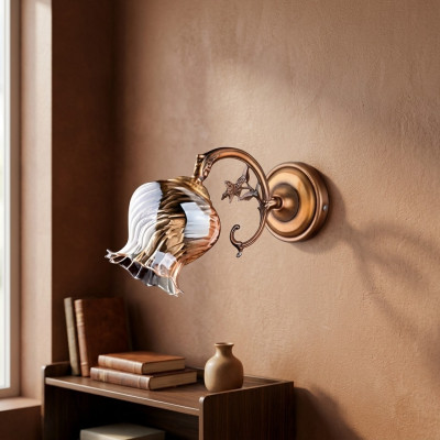 Luster wandlamp wandlampen kunst wandlamp wandlampen goud glas