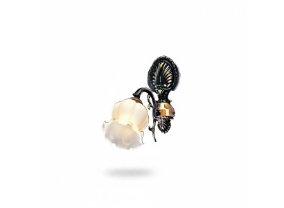 Wandlamp Wandlampen Bloemen wandlamp Kroonluchter Muur Lampen Grijs Glas