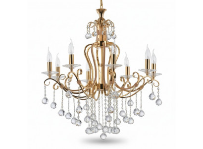 Luxe plafondlamp kroonluchter plafondlamp kristal goud