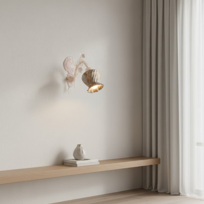 Wandlamp Wandlamp Bloem wandlamp kroonluchter wandlamp glas wit