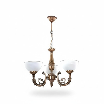 Hanglamp Antieke luchter kroonluchter plafondlamp lamp glas goud