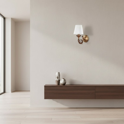 Wandlamp Wandlampen Art wandlamp Kroonluchter Wandlampen Wit Goud