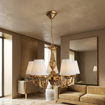Luster kroonluchter plafondlamp plafondlamp lampen zink goud kunst