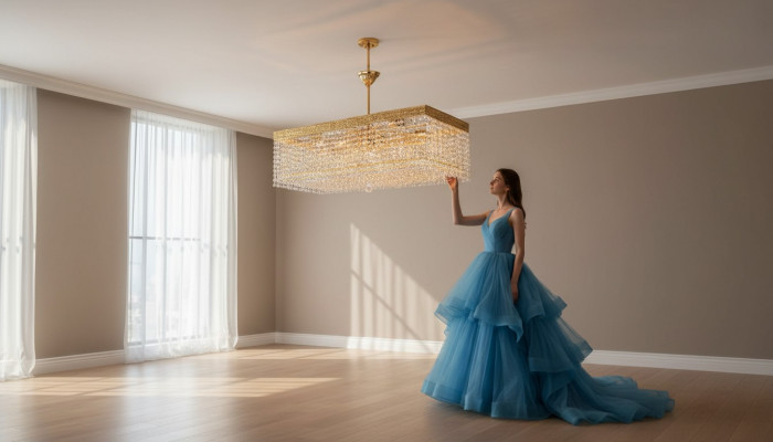 Luxe luchter plafondlamp kroonluchter plafondlamp goud kristallen lamp