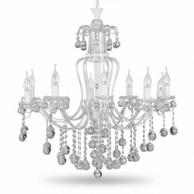 Luxe plafondlamp kroonluchter hanglamp kristal zilver